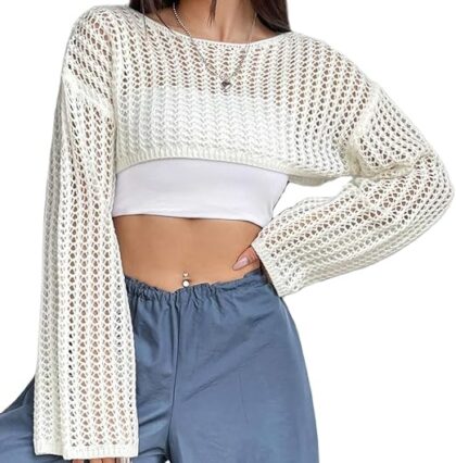 Crochet Mesh Top